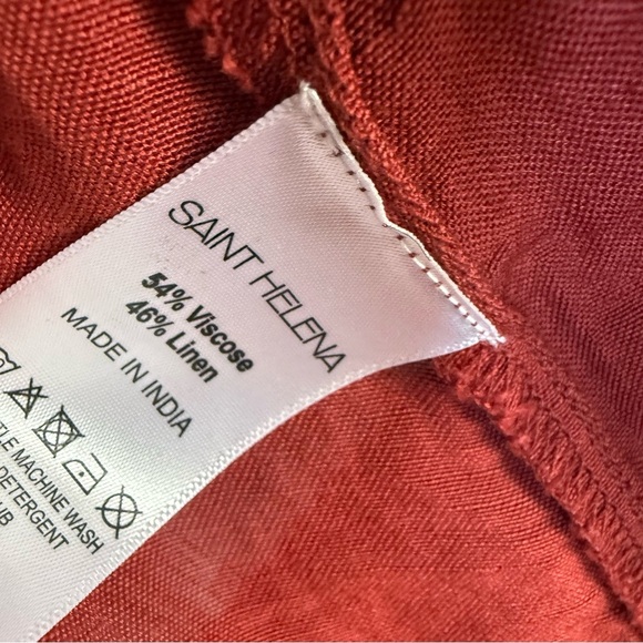 Saint Helena Cleo Mini Dress in burnt orange Size: S - Picture 5 of 5